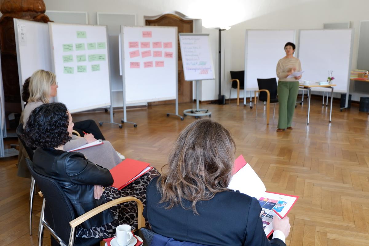 Bürgermeisterinnen im Workshop für Frauen in der Kommunalpolitik an der SDL Thierhaupten