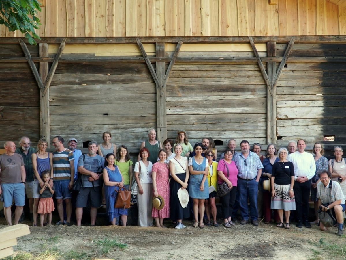 Gruppenfoto mit Teilnehmerinnen einer Exkursion